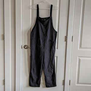 Black Linen Jumpsuit/Overalls
